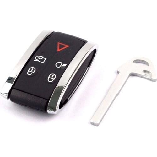 Remote Smart Key Fob Shell Case Housing + Blade Fit For Jaguar X XF XK XKR Accessories