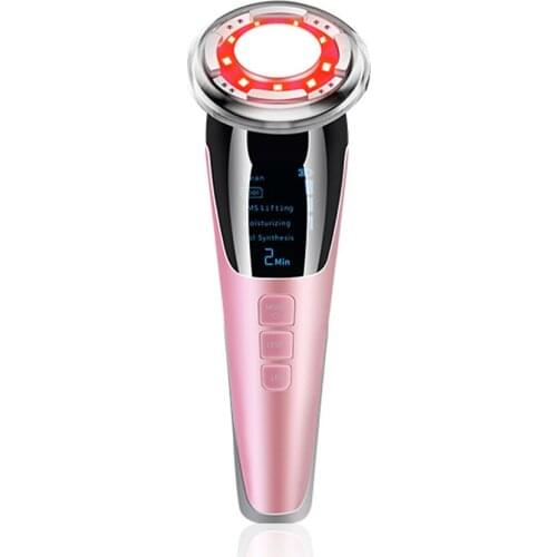 EMS Facial LED Photon Anti Aging Skin Rejuvenation Lifting Tighten Vibration Wrinkle Remover Hot Cool Ultrasonic Face Lifting