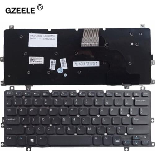GZEELE For DELL XPS 10 10Z XPS 10z XPS10 XPS10Z without backlight US Black New English Replace laptop keyboard notebook keyboard