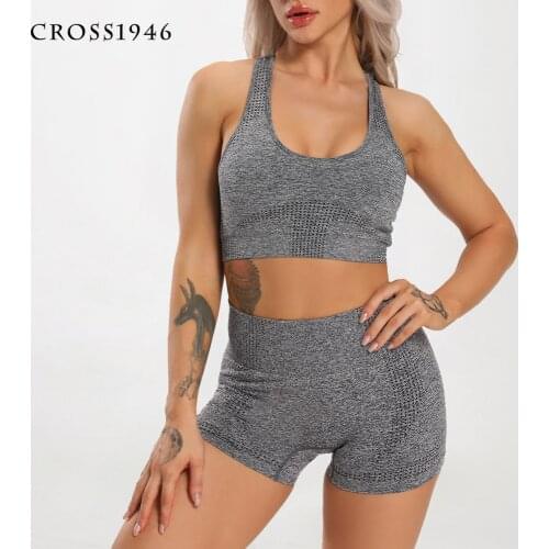 2pcs Yoga Set Women Sleeveless Tanks Shorts Fitness Running Gym Sportswear Breathable Summer Shorts Tracksuit Push-up Sport Suit