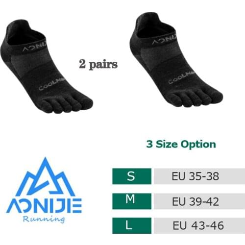 Toe Socks 2020 New CoolMax Run Lightweight No-show Blister prevention Five Fingers Running Basketball Pilates Yoga Socks Men