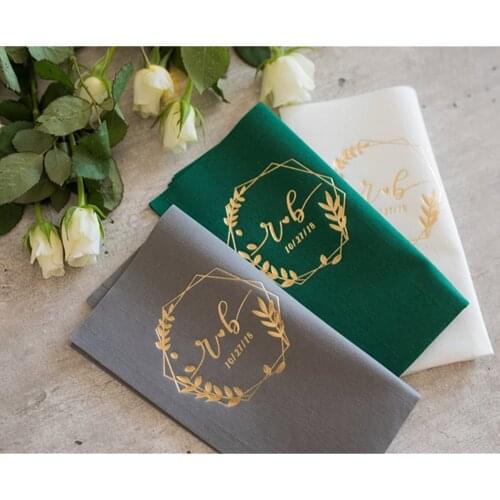 Personalized napkins,napkins, serwetki, Bedruckte Servietten, Hochzeit, custom Napkins, Wedding napkins, Decorpress, Monogram