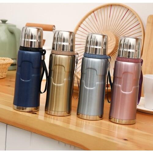304 stainless steel heat preservation cup portable mens and womens high-grade business outdoor heat preservation straight cup