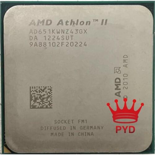 AMD Athlon II X4 651 X4 651X X4 651K 3.0 GHz Quad-Core CPU Processor AD651KWNZ43GX / AD651XWNZ43GX Socket FM1