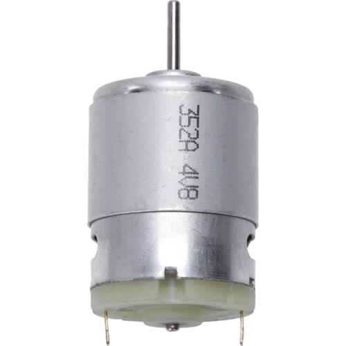 RS380 DC 1.5-18V 30000RPM Micro Motor 38x28mm for RC Model Toys DIY, Silver