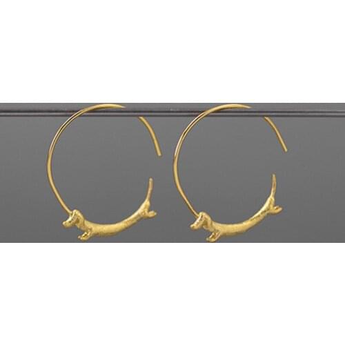 S.EAST SUN Women's Gold Earrings