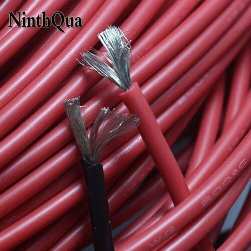 17AWG Silicone Gel Rubber Wire 1mm2 Flexible Cable High Temperature Insulated Copper Ultra Soft Electron DIY Line Colorful