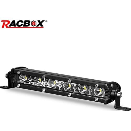 Slim 7 Inch 18W LED Work Light Spot Flood Beam Car Lamp Driving Fog light Offroad for Jeep Kia BMW SUV ATV UAZ Boat Car Styling