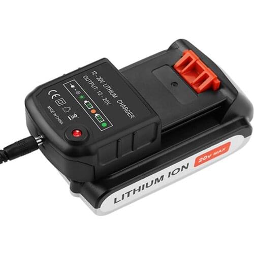 Li-ion NIMH Battery Charger For Black&Decker 10.8V 14.4V 18V 20V Serise LBXR20 Electric Drill Screwdriver Tool Battery Accessory