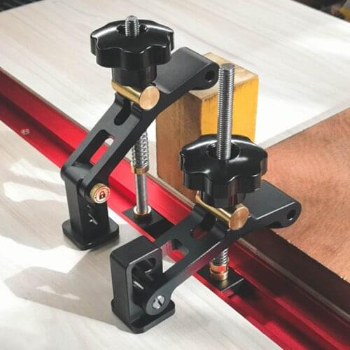3/5 stages Miter Track Clamping Blocks Universal Clamping Blocks Platen M8 Screw Woodworking tool set