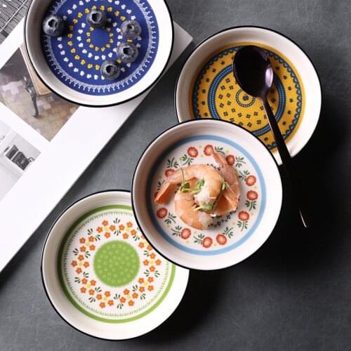 1Pc Ceramic Dish Small Sauce Plate Japanese Sushi Dishes Cute Snack Fruit Plate Kitchen Serving Plate For Vinegar Sauce Wasabi