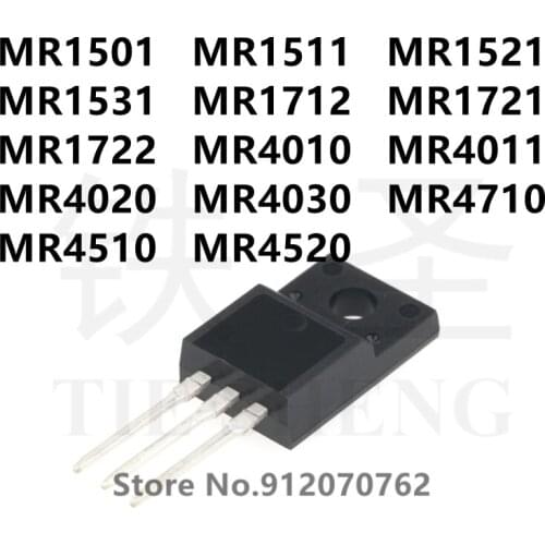 10PCS MR1501 MR1511 MR1521 MR1531 MR1712 MR1721 MR1722 MR4010 MR4011 MR4020 MR4030 MR4710 MR4510 MR4520 TO-220F