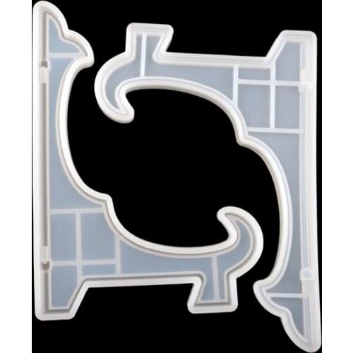 2Pc 10 inch Display Stand Picture Frame Holder Silicone Epoxy Resin Casting Mold 85LB