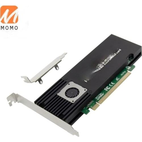 4 port M.2 NVMe SSD Adapter expansion card Quad mkey nvme to pci-e converter