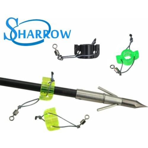 6pcs High-quality Bowfishing Safety Slides Arrowhea Point Safety Slide Fit Diameter Within 8mm Arrow Shaft Shooting Accessories