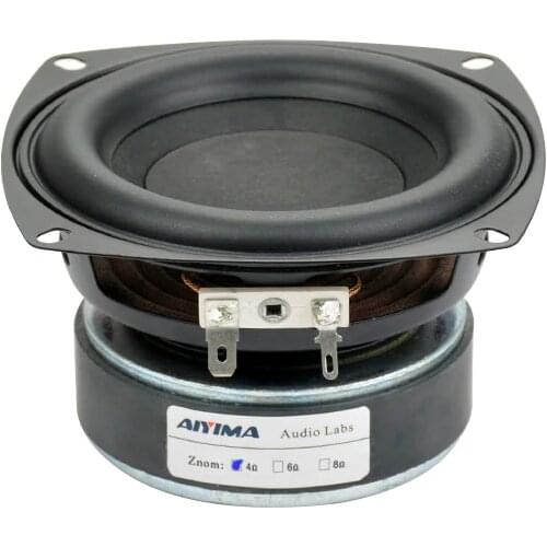 AIYIMA 1PC 4 Inch Subwoofer Speaker Driver Unit HIFI 4Ohm 8Ohm 40W Woofer Deep Bass Loudspeaekr Driver Large Magnetic