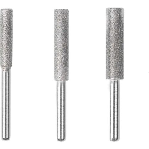 4mm 4.4mm 5mm Diamond Chainsaw Grinding Head Sharpener Polishing Burr Stone File Chain Saw