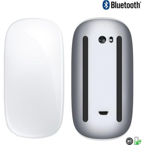 Wireless Mouse Rechargeable Multi-Touch Magic Mause 2 Bluetooth Ergonomic Mute Slim Mice For Windows Mac OS Desktop Laptop Gamer