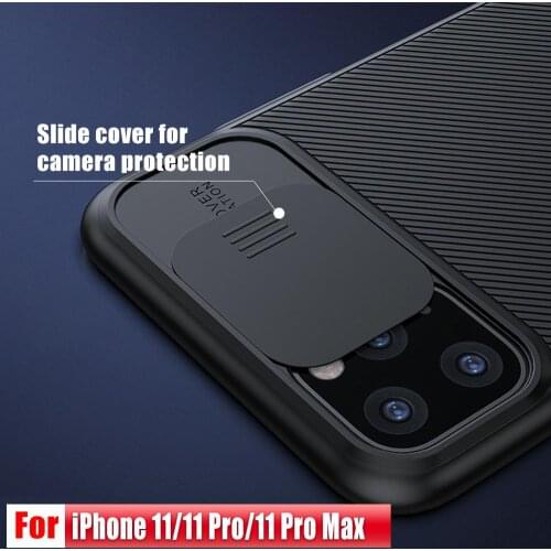 For iPhone 11 Pro Max Case NILLKIN CamShield Case Slide Camera Cover anti-skidding dust-proof Anti-Fingerprints For iPhone 11