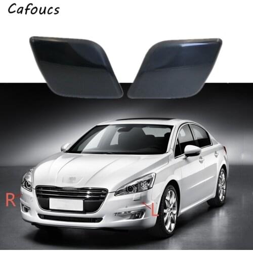 For Peugeot 508 2010 2011 2012 2013 2014 Front Bumper Headlight Washer Spray Cover Cap Headlamp Washer Jet Nozzle Lid