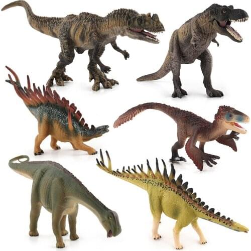 Prehistoric Dinosaur World Simulation Kentrosaurus Ceratosaurus Tyrannosaurus Rex Utahraptor Action Figures PVC Model Kid Toy