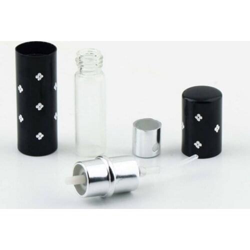 5ml Travel Container Perfume Bottle Portable Mini Refillable Perfume Spray Bottle Aluminum Atomizer Spray Bottle