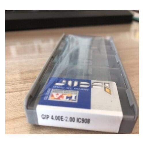 10 PCS CARBIDE INSERT GIP 4.00E-2.00 IC908