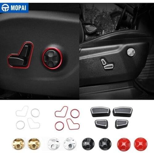 MOPAI Car Front Passenger Seat Waist Adjustment Switch Decoration Cover for Jeep Cherokee 2014 for Jeep Grand Cherokee 2011-2016