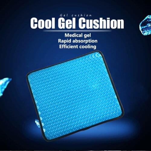 1PCS Cushion Cover Universal Auto Chair Pad Summer Car Front Seat Cover Breathable Cool Gel Mat Anti Slip