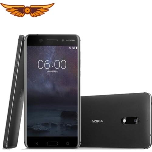 Original Unlocked Nokia 6(2017)Octa Core 5.5 Inches 4GB RAM 32GB ROM 16.0MP+8MP Camera LTE 4G Dual SIM Used Mobile Phone