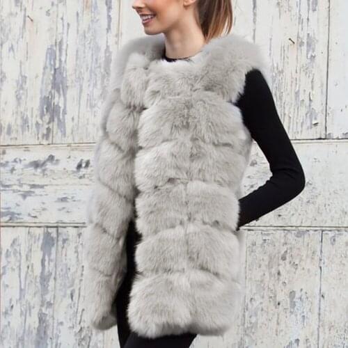 Autumn and winter new style vest fur sleeveless jacket womens vest to keep warm