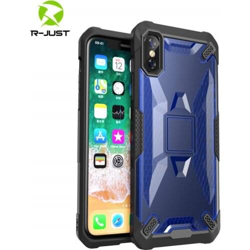 Rugged Protective Shockproof Phone Case for iPhone XR XS MAX X 6 6S 7 8 Plus Bumper Hard PC Back Cover Anti Slip Armor Shell