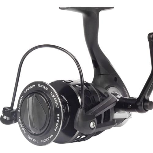 Teben Carretilha De Pesca Spinning Fishing Wheel Sea Casting Pole Rock Reels Metal Spool Fishing Wheel Fishing Raft Pole Reel