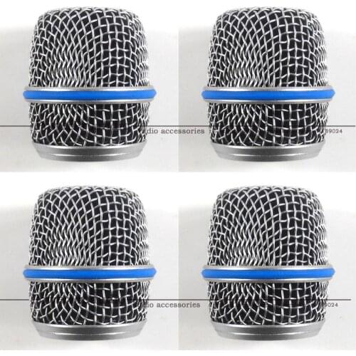 4pcs Microphone Ball Mesh Grille For Shure BETA57A Microphone Accessories Ball Head Replacement Accessory