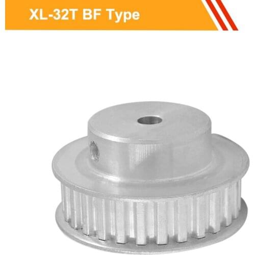 XL 32T Timing Belt Pulley 11mm Belt Width XL Type Synchronous Wheel Pulley 8/10/12/14/15/19/20mm Bore Tooth Belt Pulley