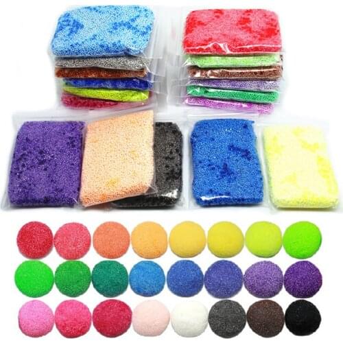 Snow Mud 100g Slime Playdough Polymer Clay Plasticine Stress Relief soft colorful mud DIY Children Educational Learning Toys