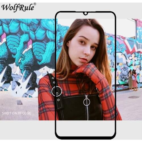 Full Cover Glass For Xiaomi Mi CC9e Tempered Glass Screen Protector For Xiaomi Mi CC9e Glass For Mi CC9e CC9 E Glue Phone Film