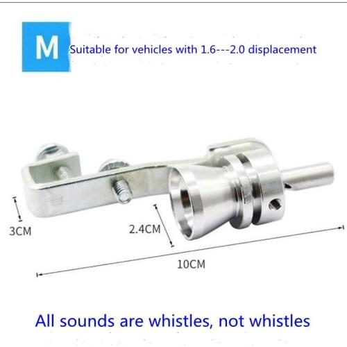 Universal Auto Turbo Sound Whistle Muffler Exhaust Pipe Auto Accessories For kia ceed rio 3 4 soul sk3 sportage chrysler 300c