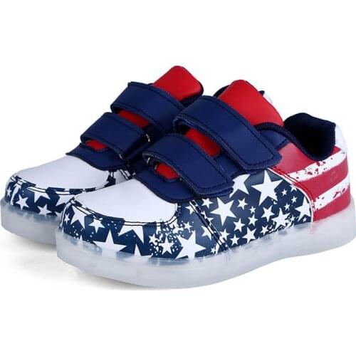XIKUO Kids Glowing Shoes