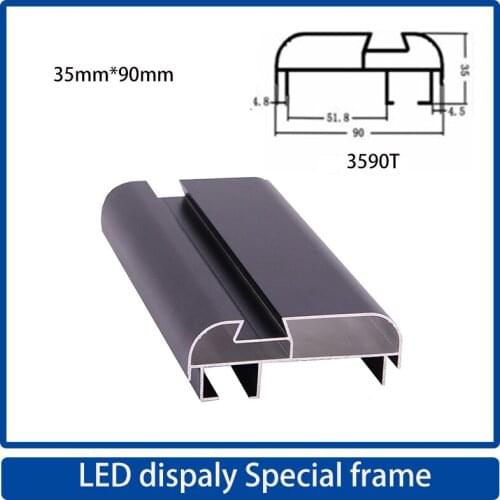 1 Meter/Pcs 6 Meter/lot 3590T LED Display Screen Al Frame Suit For P7.62,P10, P16 Indoor and Semi-outdoor Strip screens