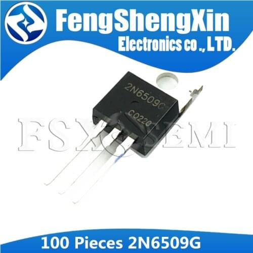 100PCS 2N6509G TO-220 2N6509 TO220 Silicon Controlled Rectifiers Transistor