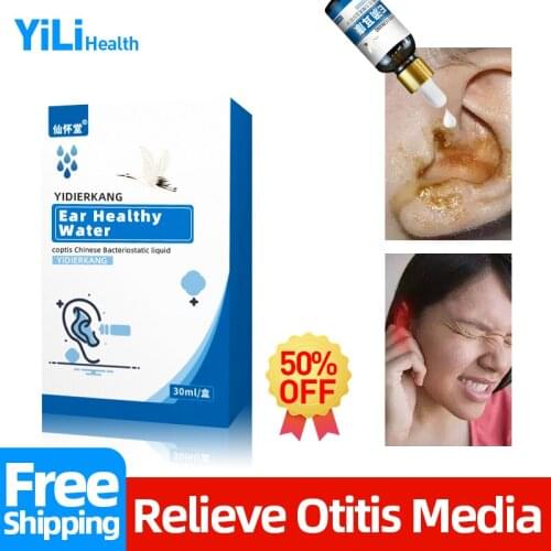 30ml Acute Otitis Media Ear Drops For Ear Tinnitus Sore Earwax Removal Caring Health Chinese Herbal Medicine Ear Care Fluid