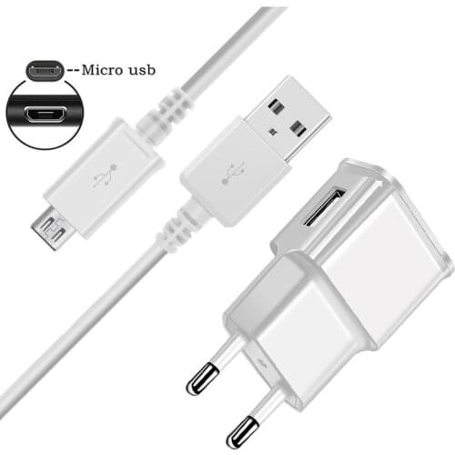 Mobile Phone Charger Adapter Micro USB Cable For OPPO A12 A15 A1K A5 A7 A8 A9 A37 F9 F11 Pro USB Charger Cable EU Wall Plug