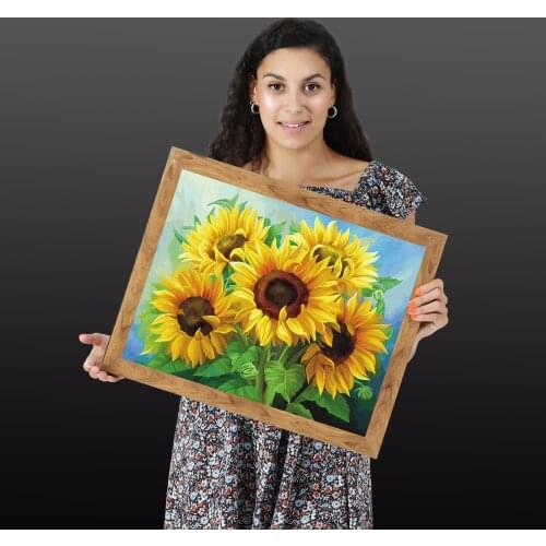 5D DIY Diamond Painting Van Gogh sunflower Cross stitch Kit Full Drill Embroidery Mosaic Picture of Rhinestones Home Decor