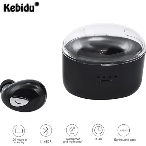 K3 Wireless Bluetooth Earphone With Charging Case Sports Mini Bluetooth Headset With Microphone Stereo Music In-Ear Long Time