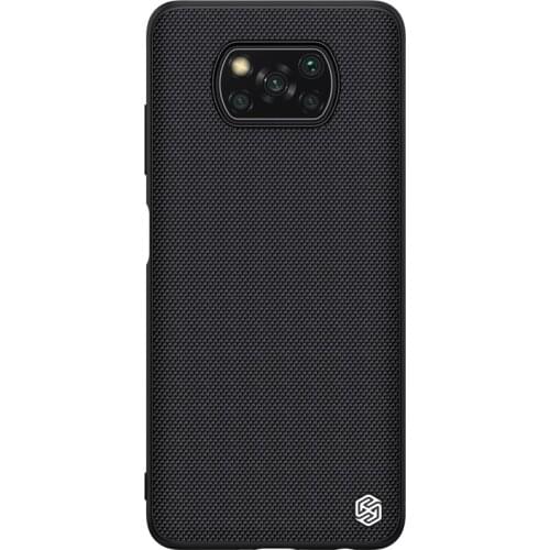 Case for Mi POCO X3 NFC NILLKIN Textured Nylon fiber case back cover for POCO X3 NFC durable non-slip Thin and light