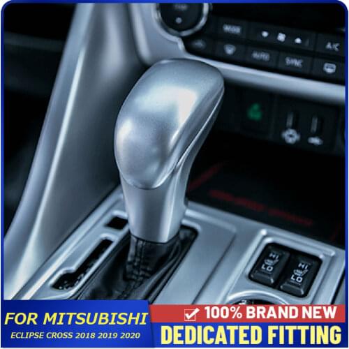 For Mitsubishi Eclipse Cross 2018 2019 2020 Car Gear Shift Knob Handle Frame Cover Stickers Auto Parts