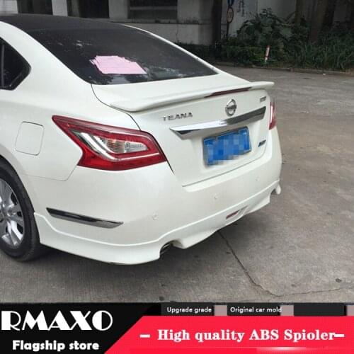 For NISSAN Teana Spoiler 2013-2015 ALTIMA High Quality ABS Material Car Rear Wing Primer Color Rear Spoiler