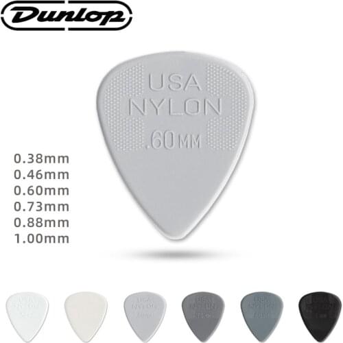 Dunlop Pick. 44R STANDARD nylon material non-slip acoustic guitar picks. Thickness: 0.38/0.46/0.60/0.73/0.88/1.00mm