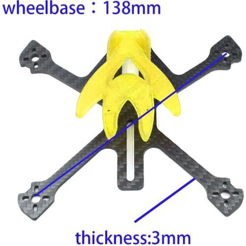 FEICHAO Seastar138mm Mini DIY RC Drone FPV Frame w/ Camera Protective Case for 3 inch propeller 1104-1506 Motor 20-30A ESC